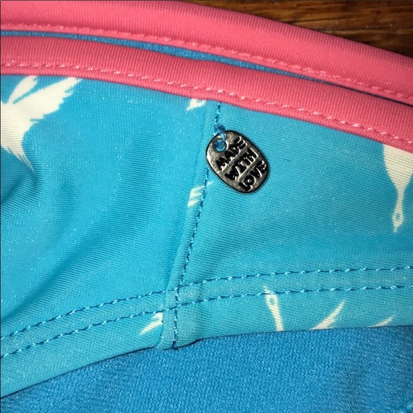 Kirra Bikini Pink & Blue Size Small Top Bottom S M - Picture 2 of 5